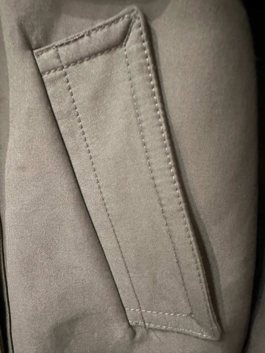 Reitmans Olive Green Trench Coat - Size L image indicator(3)