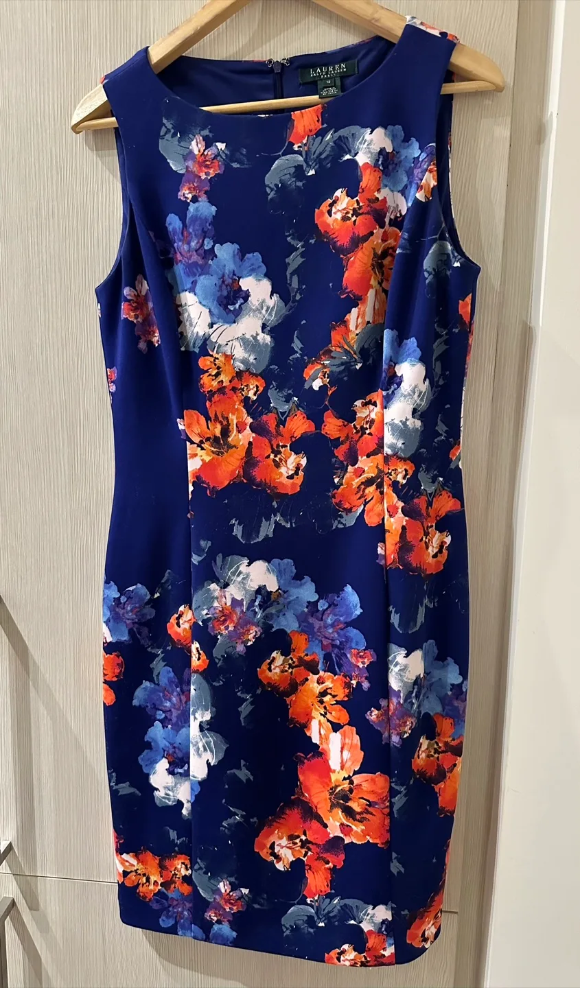 Ralph Lauren Floral Dress - Size 10 thumbnail