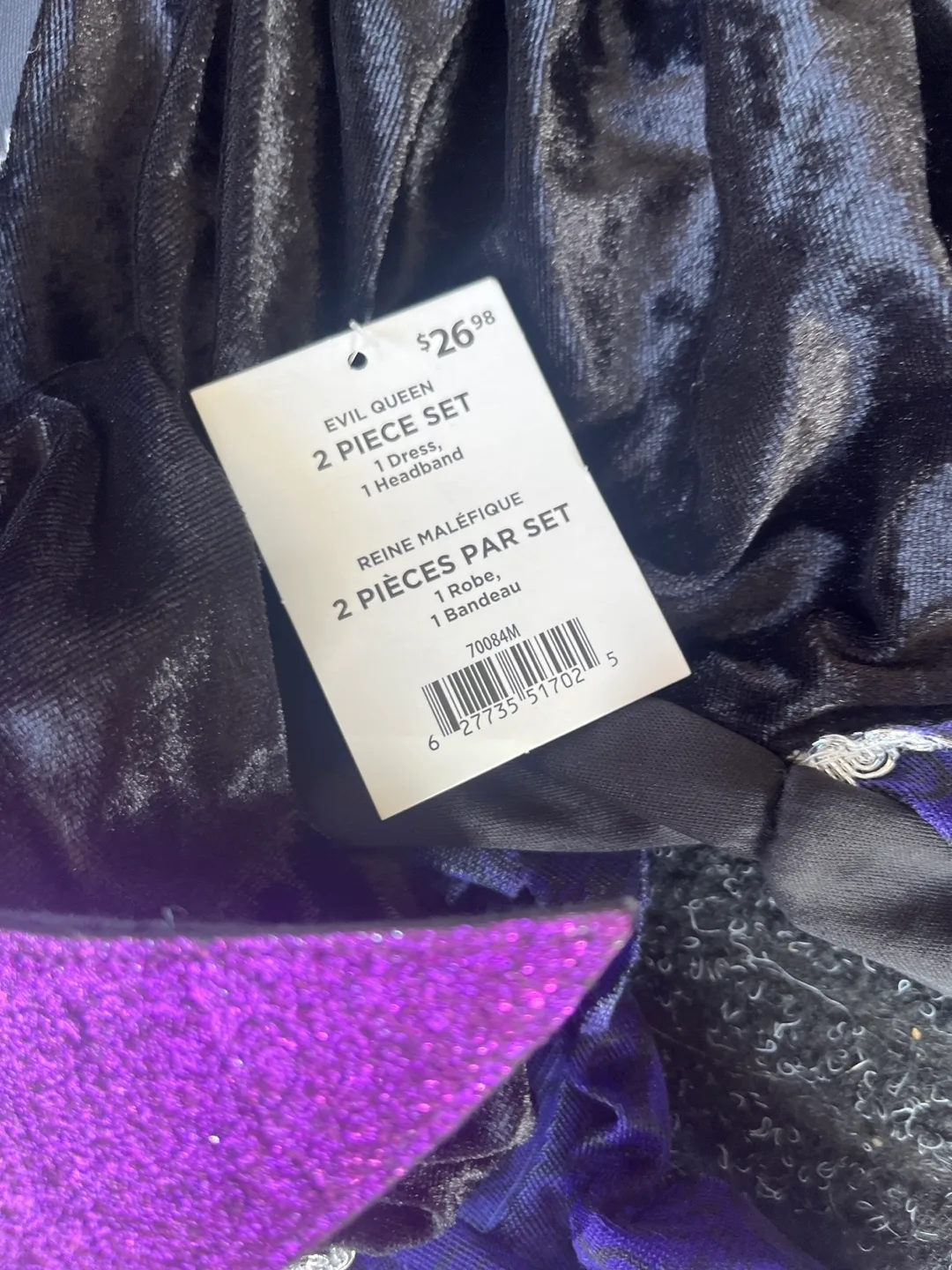 Evil Queen 2-Piece Costume Set image indicator(4)