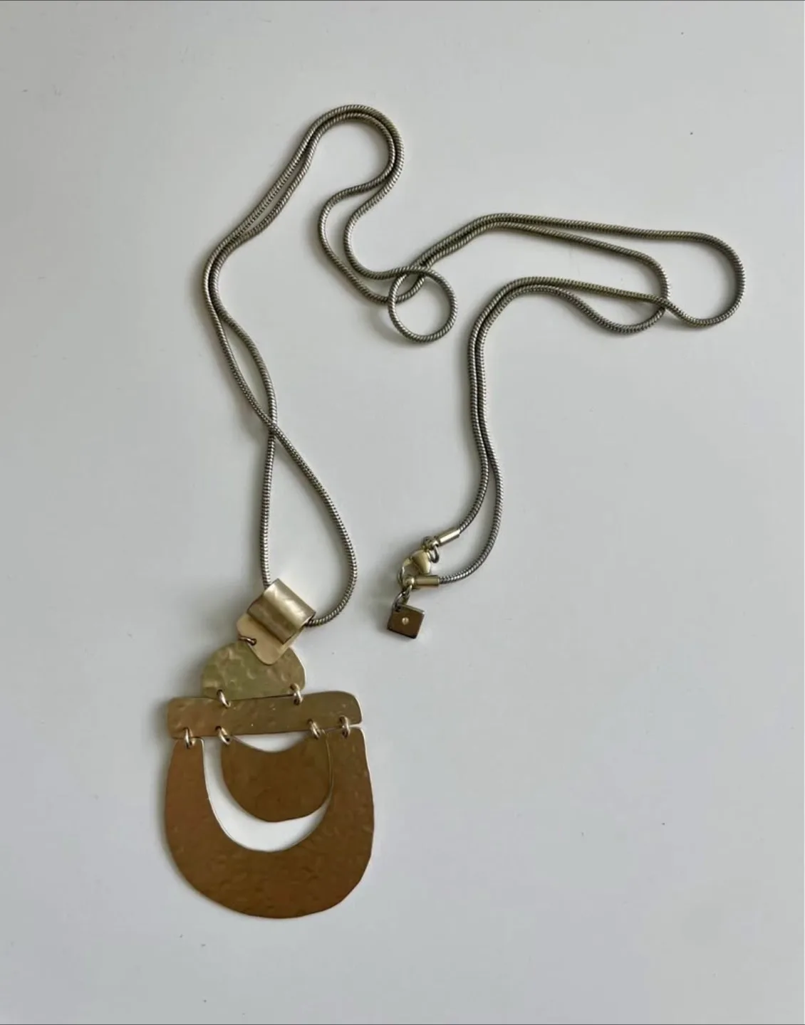 Banana Republic Geometric Pendant Necklace {original price: $55} thumbnail