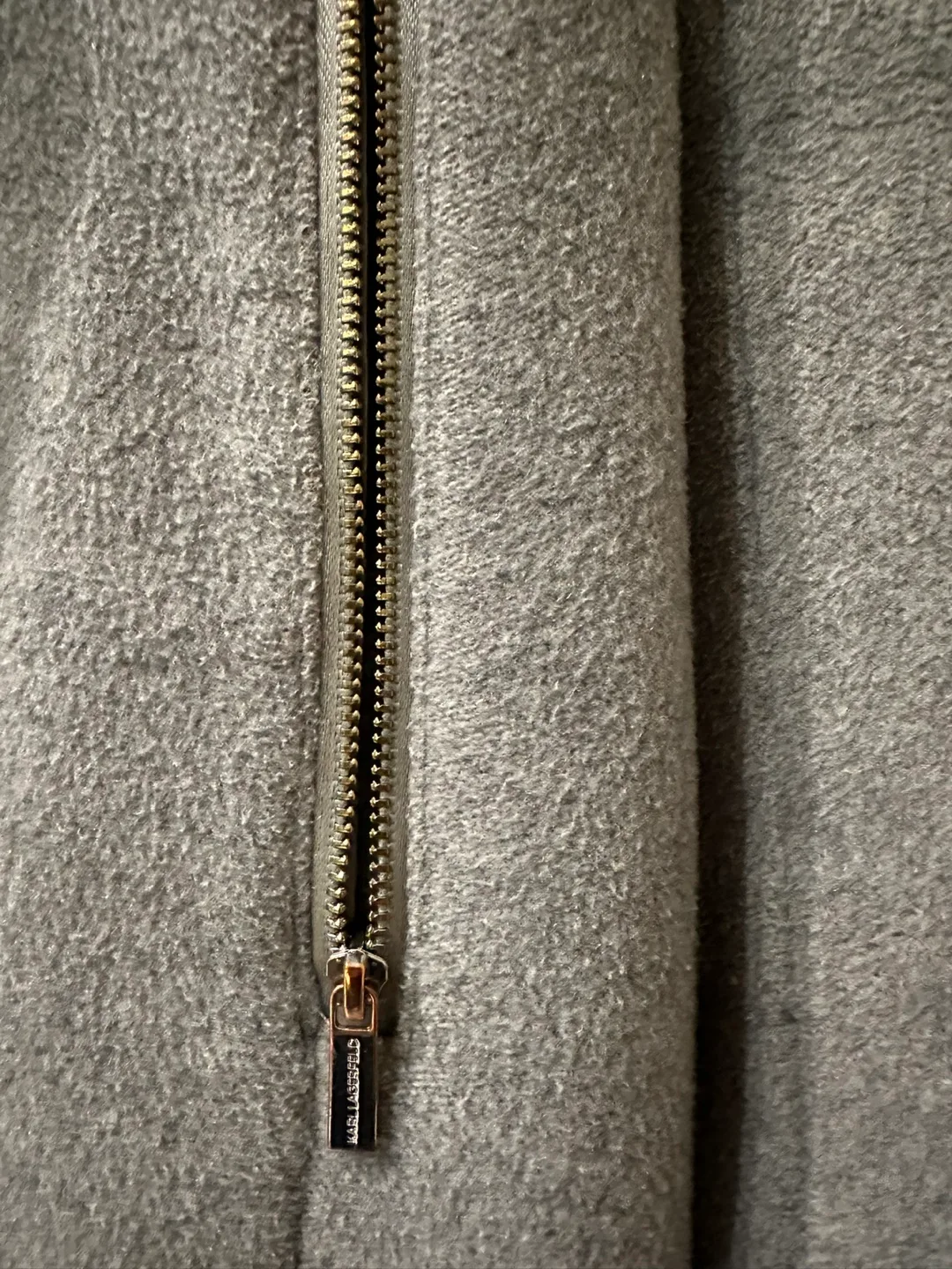 Karl Lagerfeld Paris Grey Wool Blend Coat - S/P thumbnail