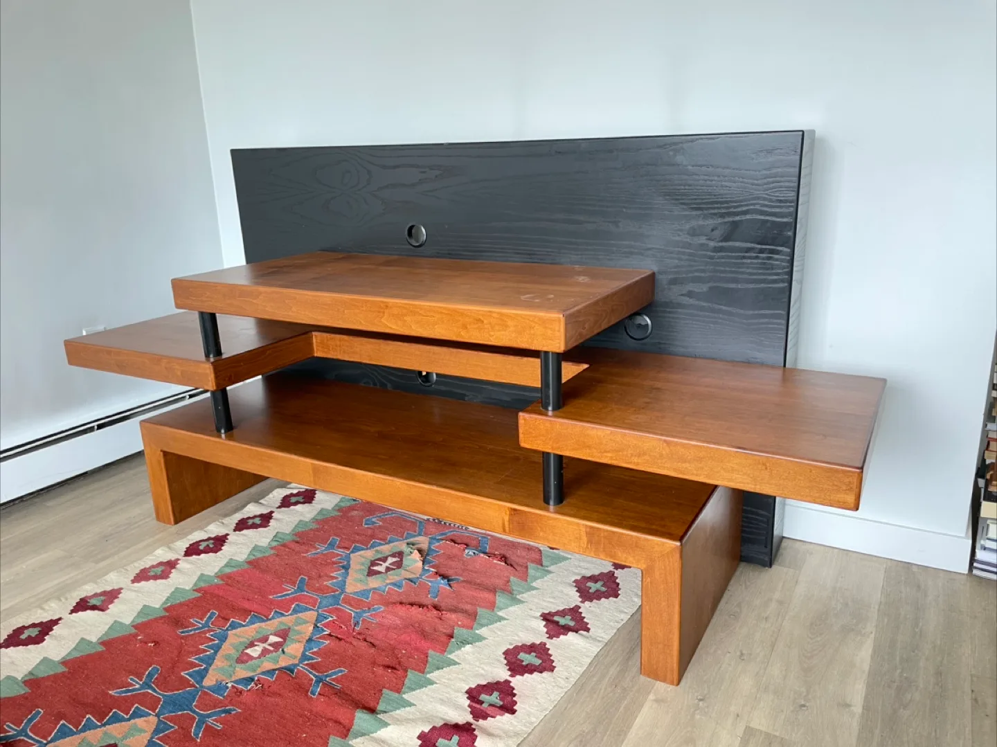 Large Solid Wood Entertainment Center thumbnail