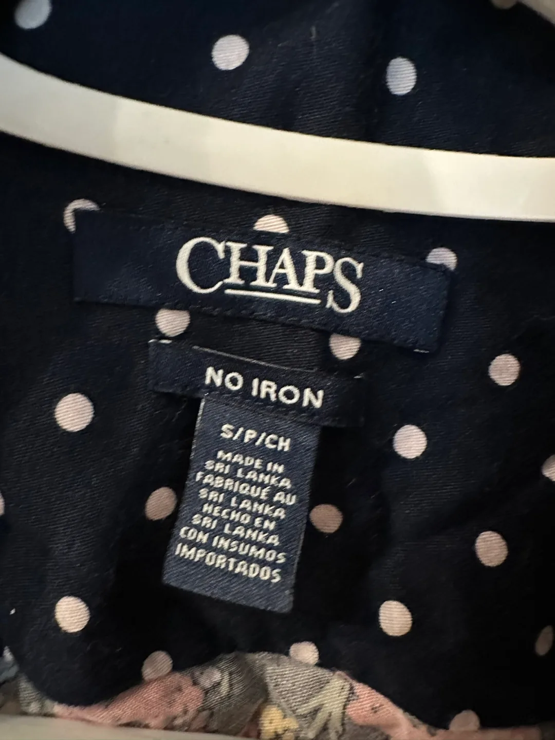 Chaps Floral Print Button Down Shirt - Size S image indicator(2)