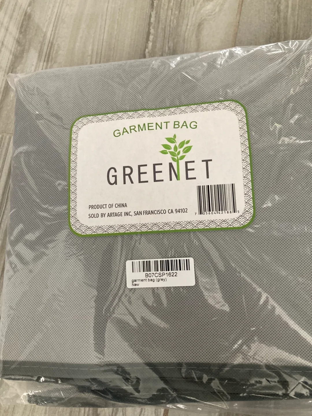 GREENET Garment Bag (Grey) thumbnail