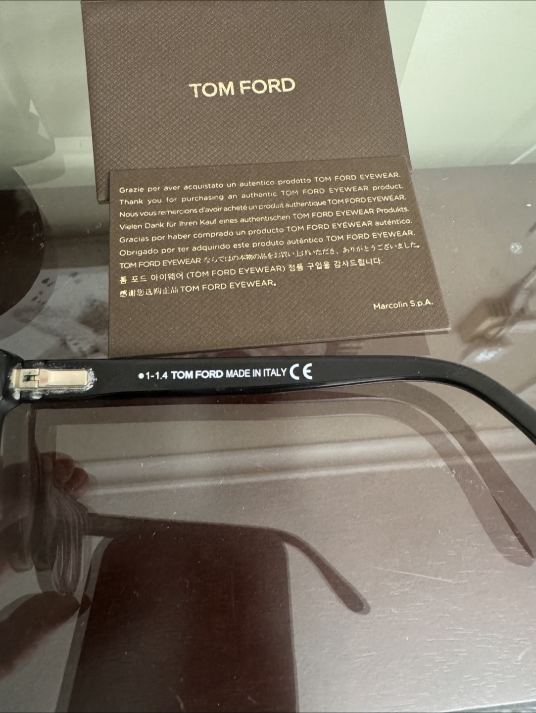 Genuine Tom Fords Eyeglasses with prescription - photo 3