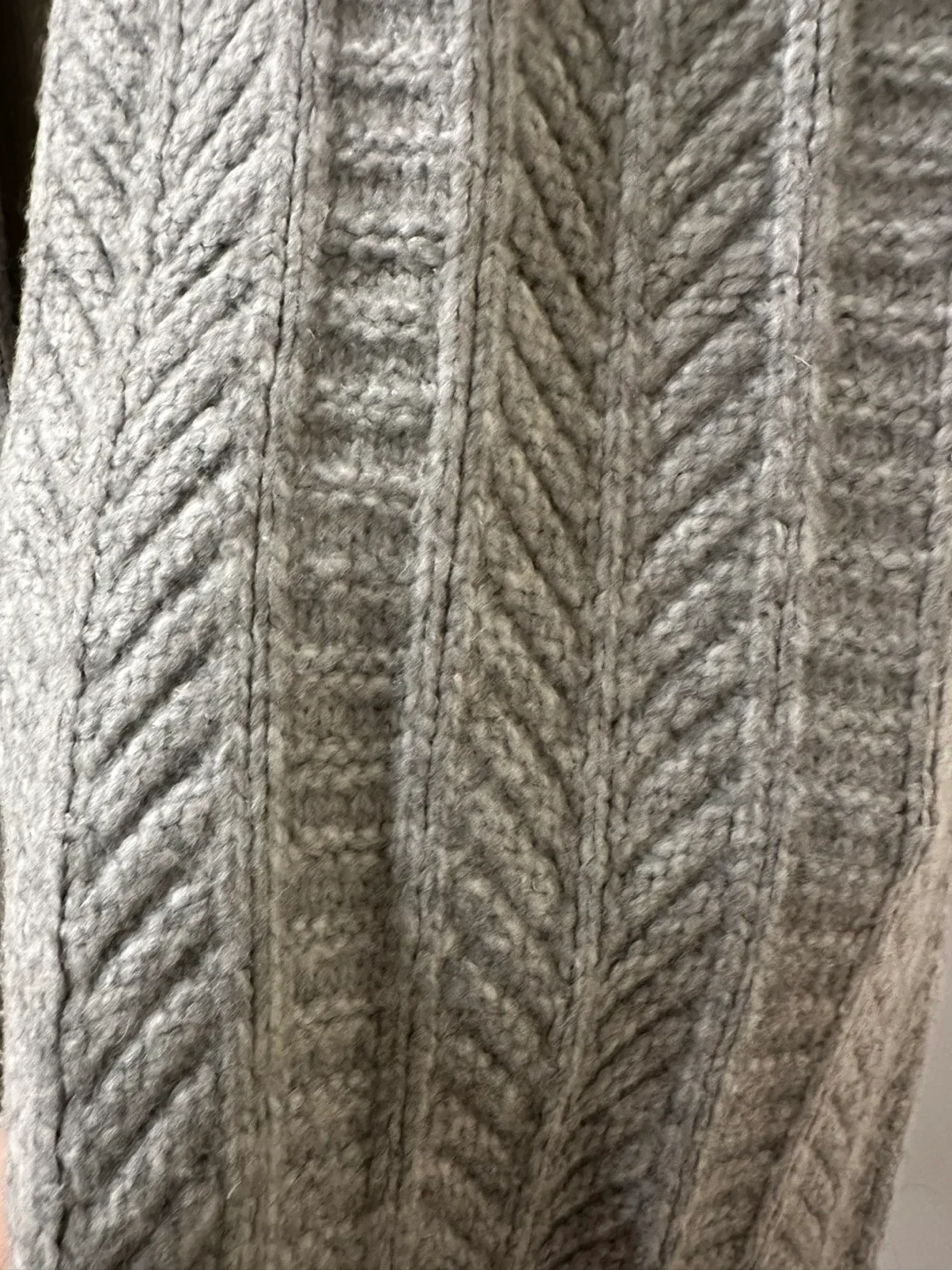 Love & Lore Grey Knit Scarf - One Size thumbnail