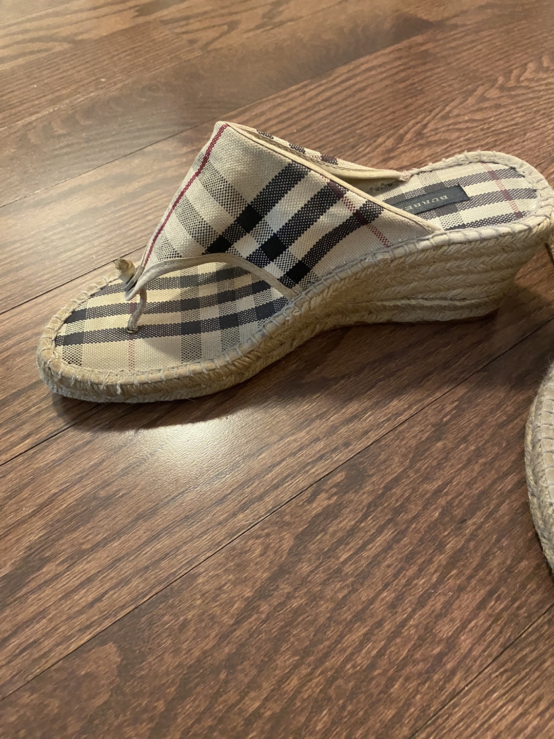 Burberry Espadrille Wedge Sandals - photo 2