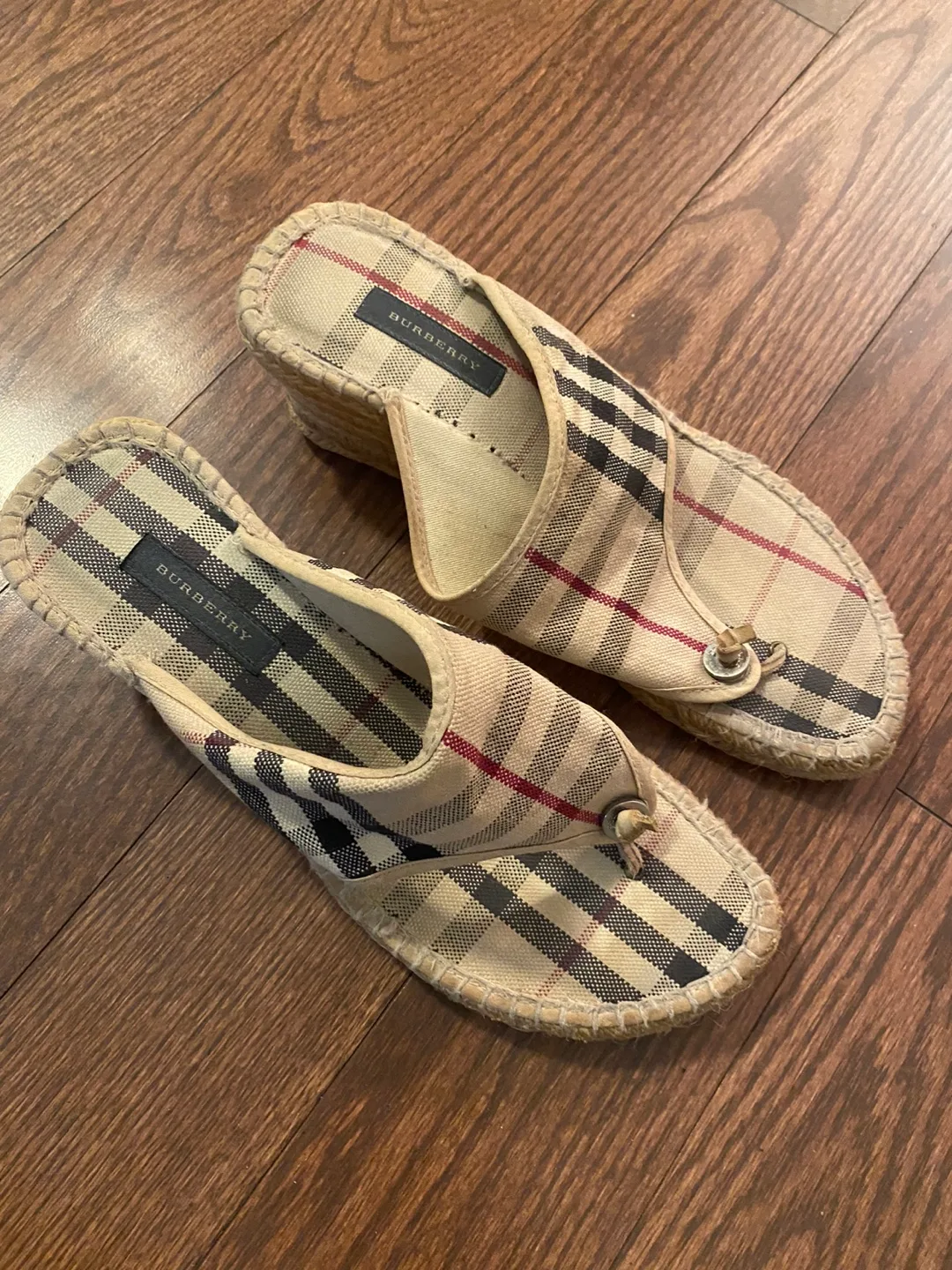 Burberry Espadrille Wedge Sandals image indicator(3)