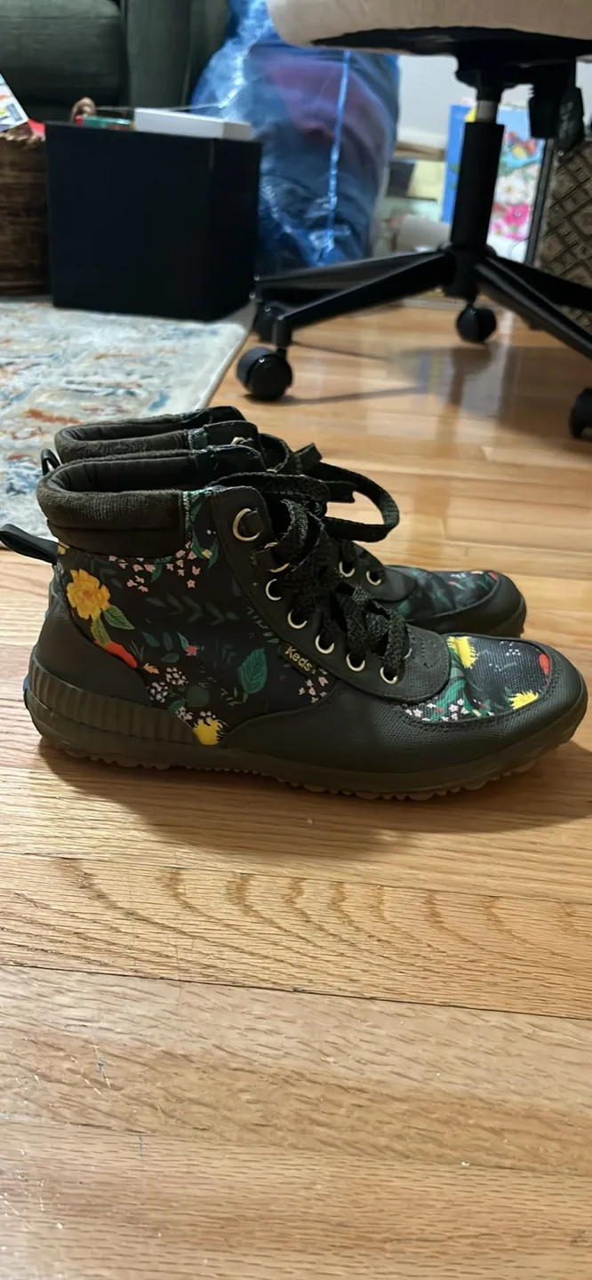 Keds x Rifle Paper Co. Floral Boots thumbnail
