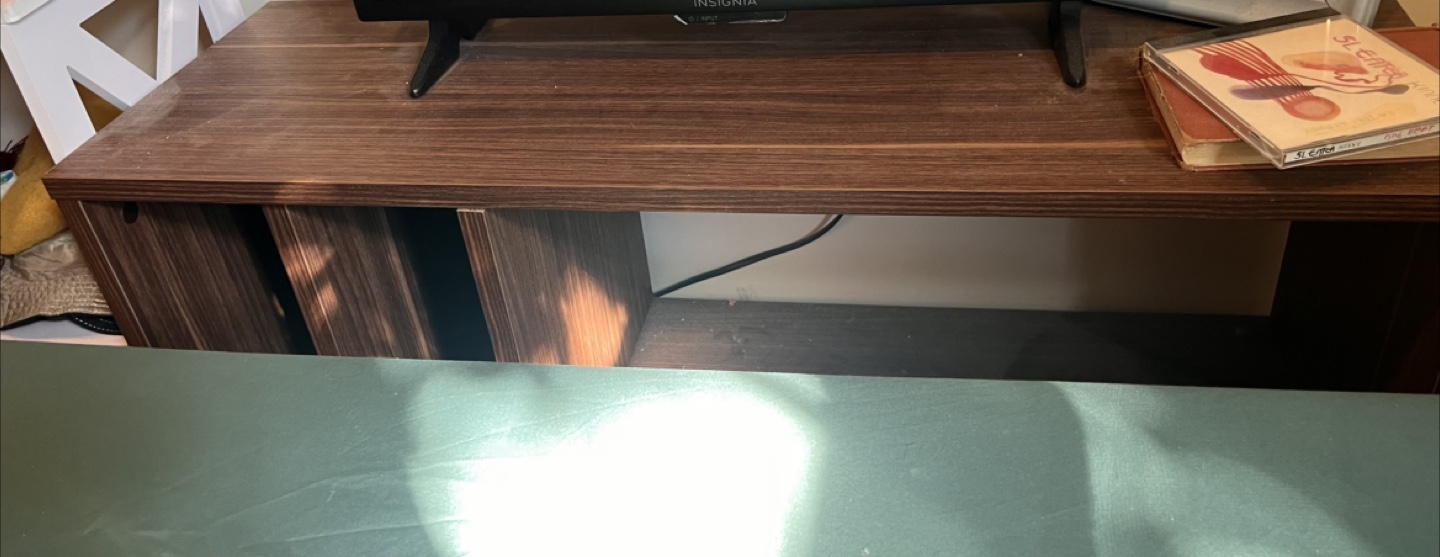 Brown Wood TV Stand - photo 2