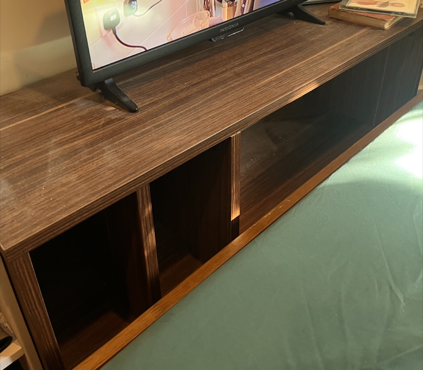 Brown Wood TV Stand - photo 5
