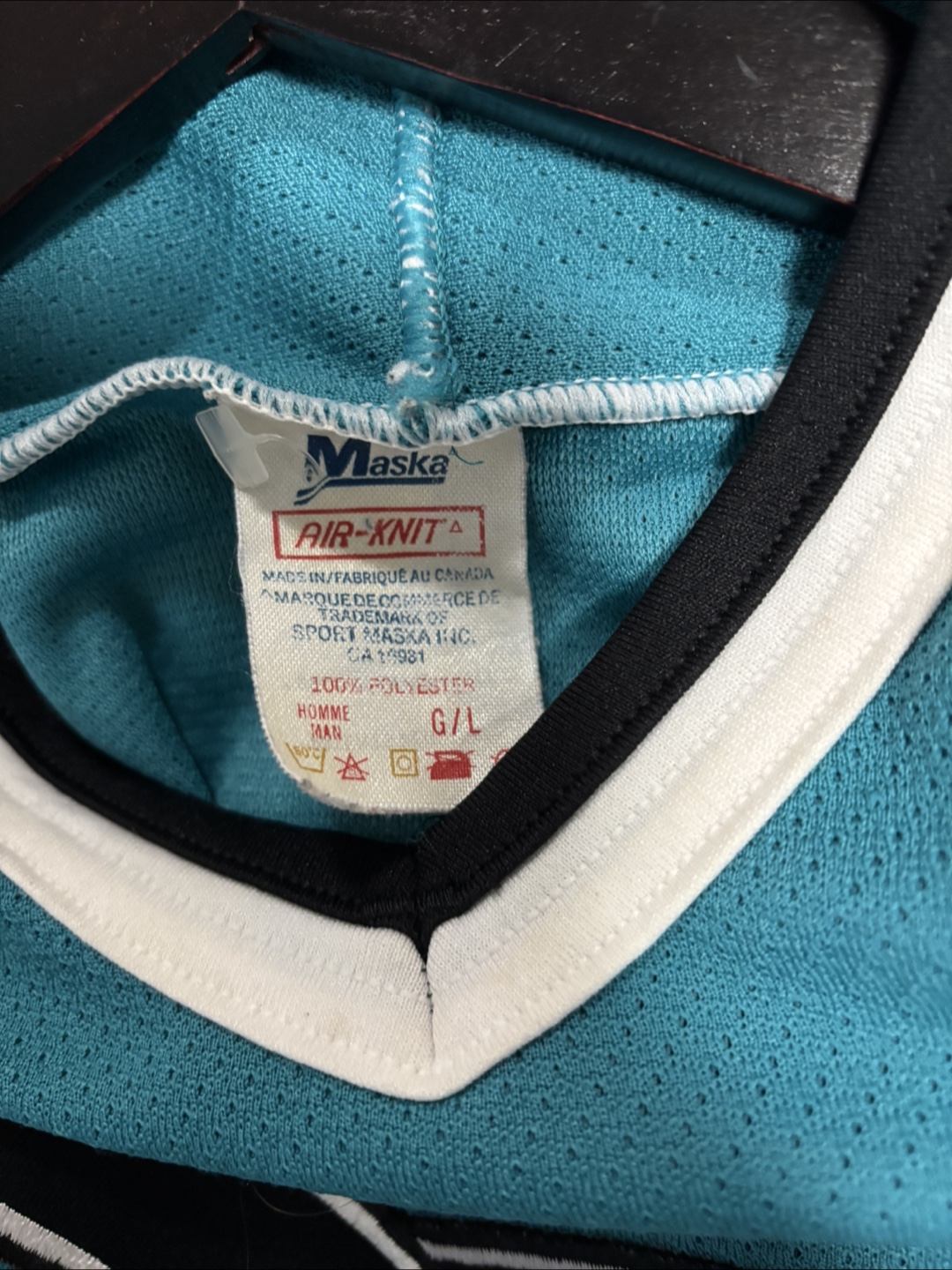 San Jose Sharks CCM Hockey Jersey - Large - photo 3
