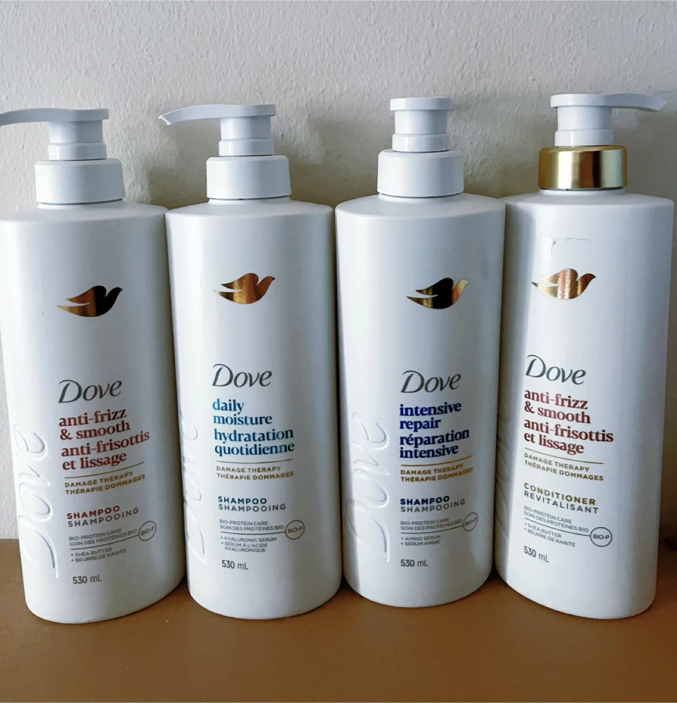 Dove haircare Shampoo products 530ml each thumbnail