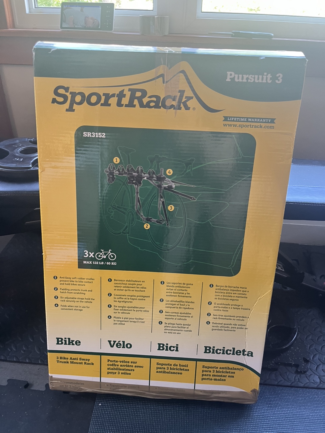 SportRack Pursuit 3 Bike Trunk Mount Rack - NEW - photo 2