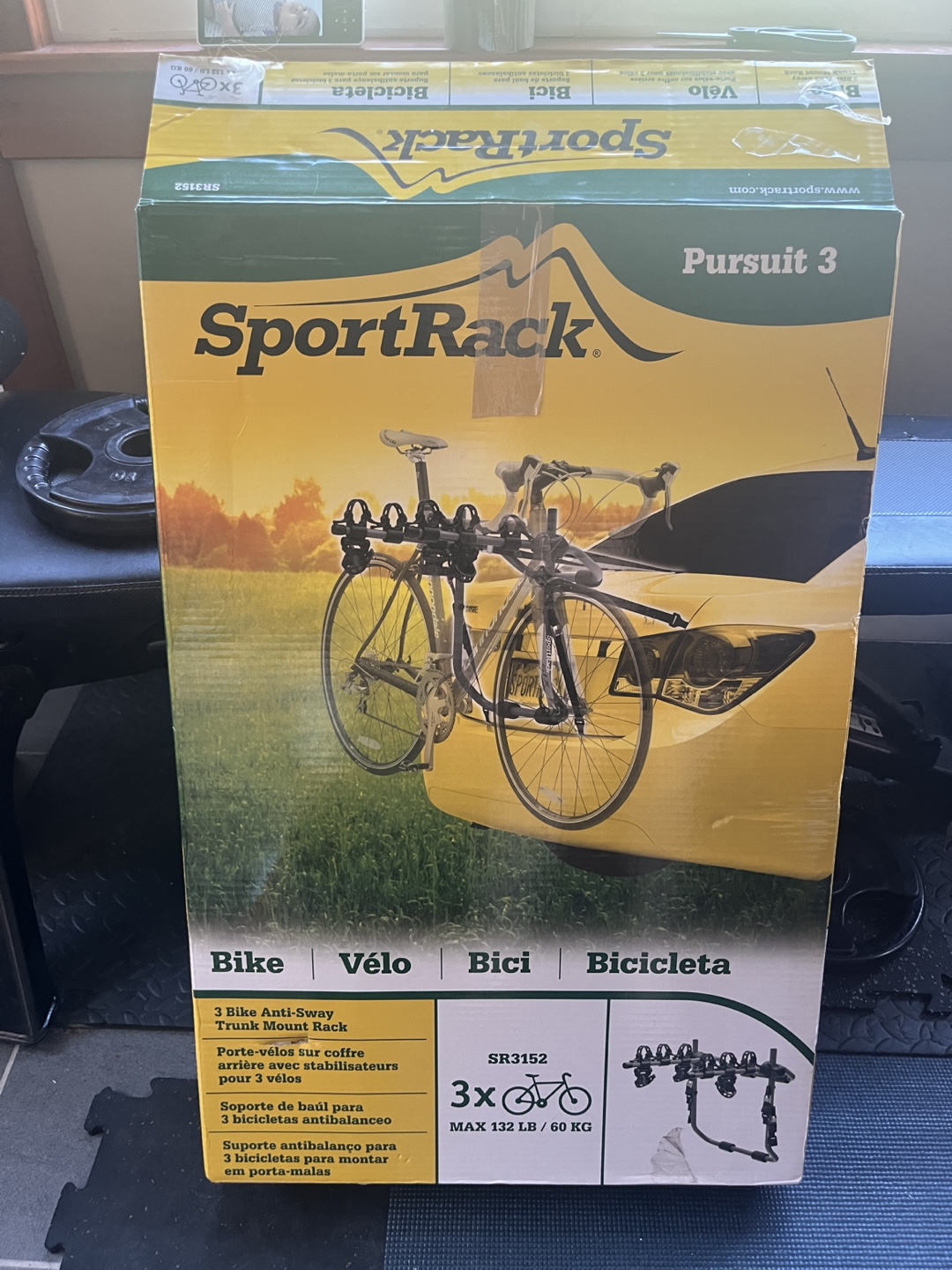 SportRack Pursuit 3 Bike Trunk Mount Rack - NEW