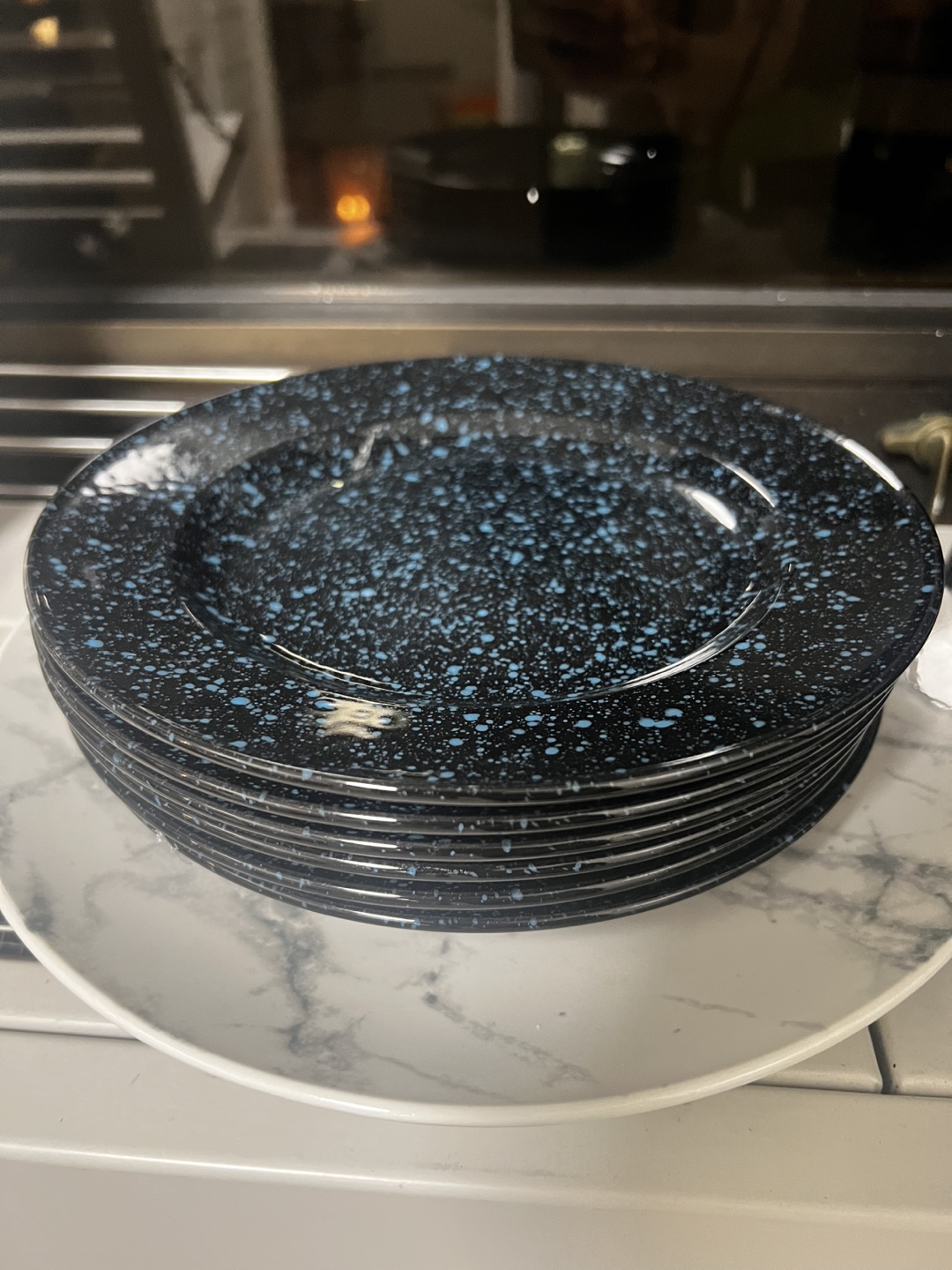 Enamelware Plates - Set of 6