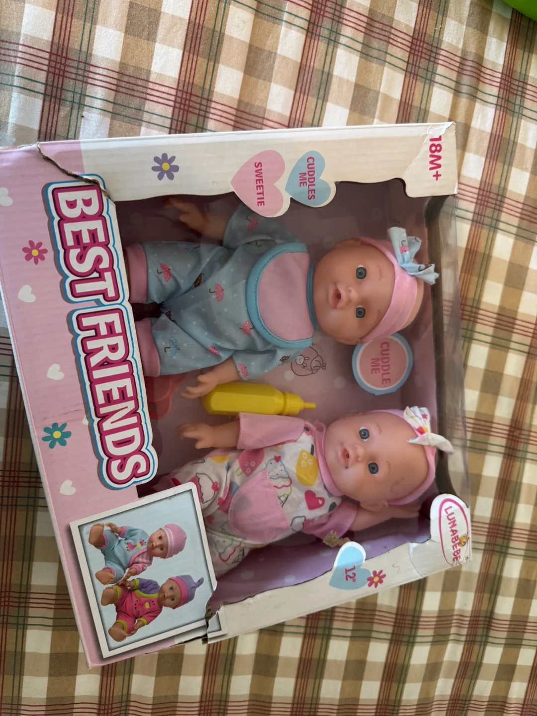 Luna Bebe Best Friends Twin Dolls 12 inch thumbnail