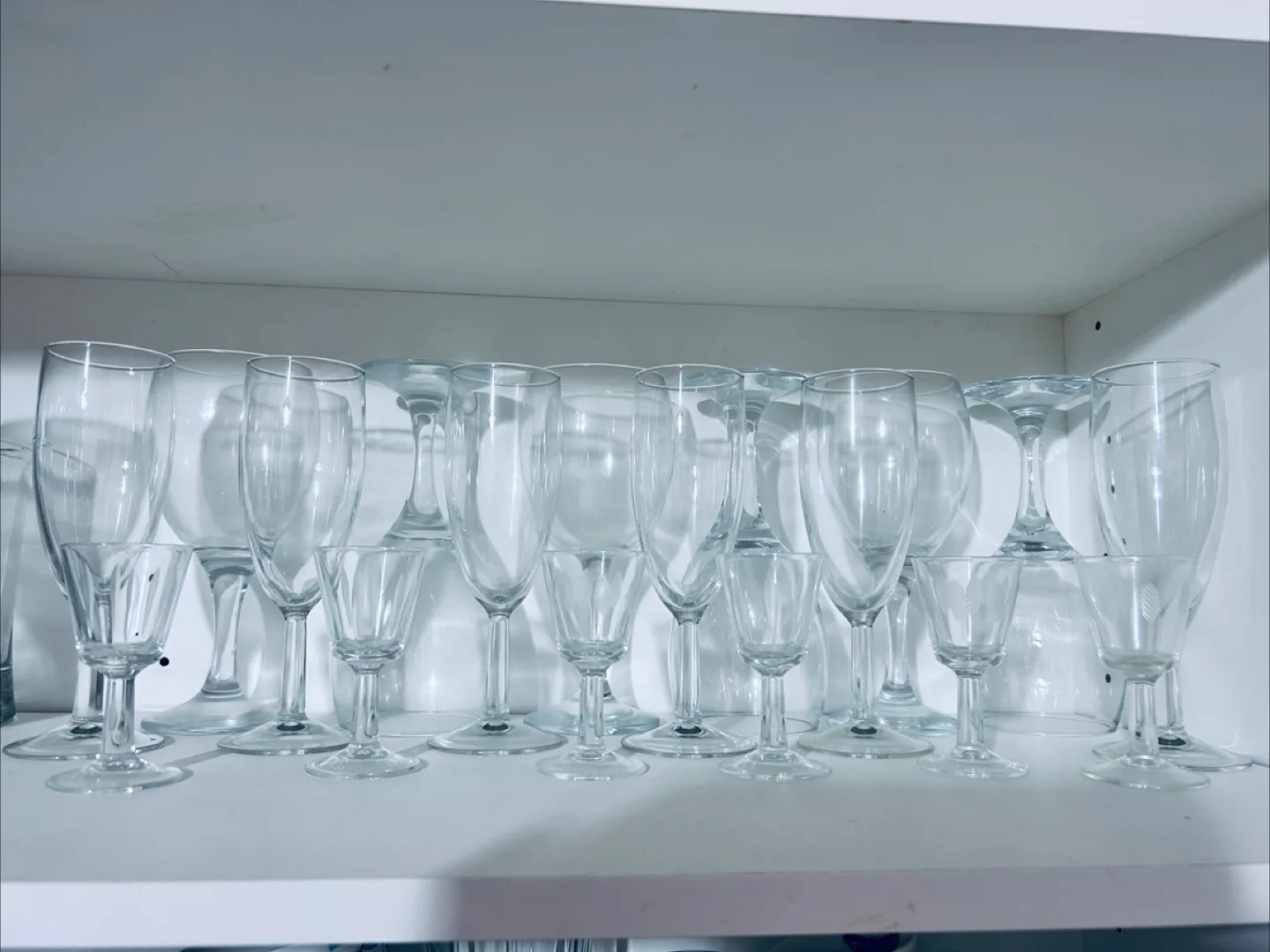 Set of wine, liqueur & champagne Glass Stemware thumbnail