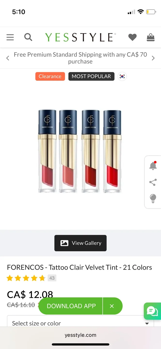 FORENCOS Tattoo Velvet Tint thumbnail