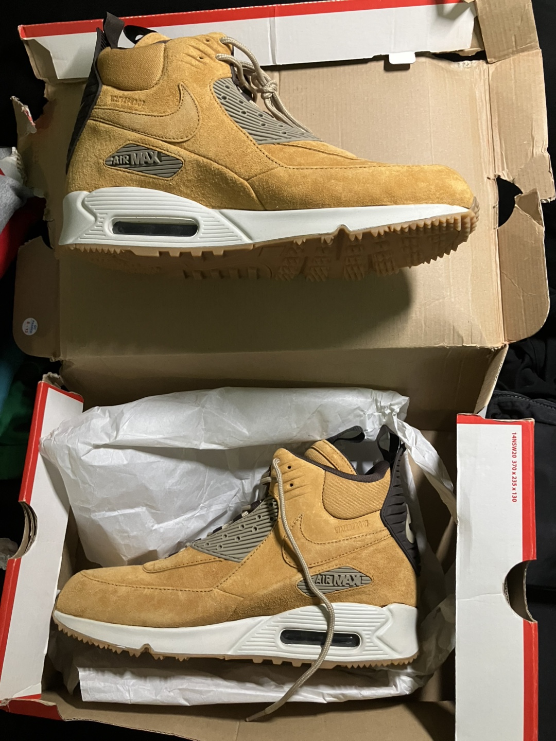 NIB Vintage Nike Air Max 90 Sneaker Boots Size 10