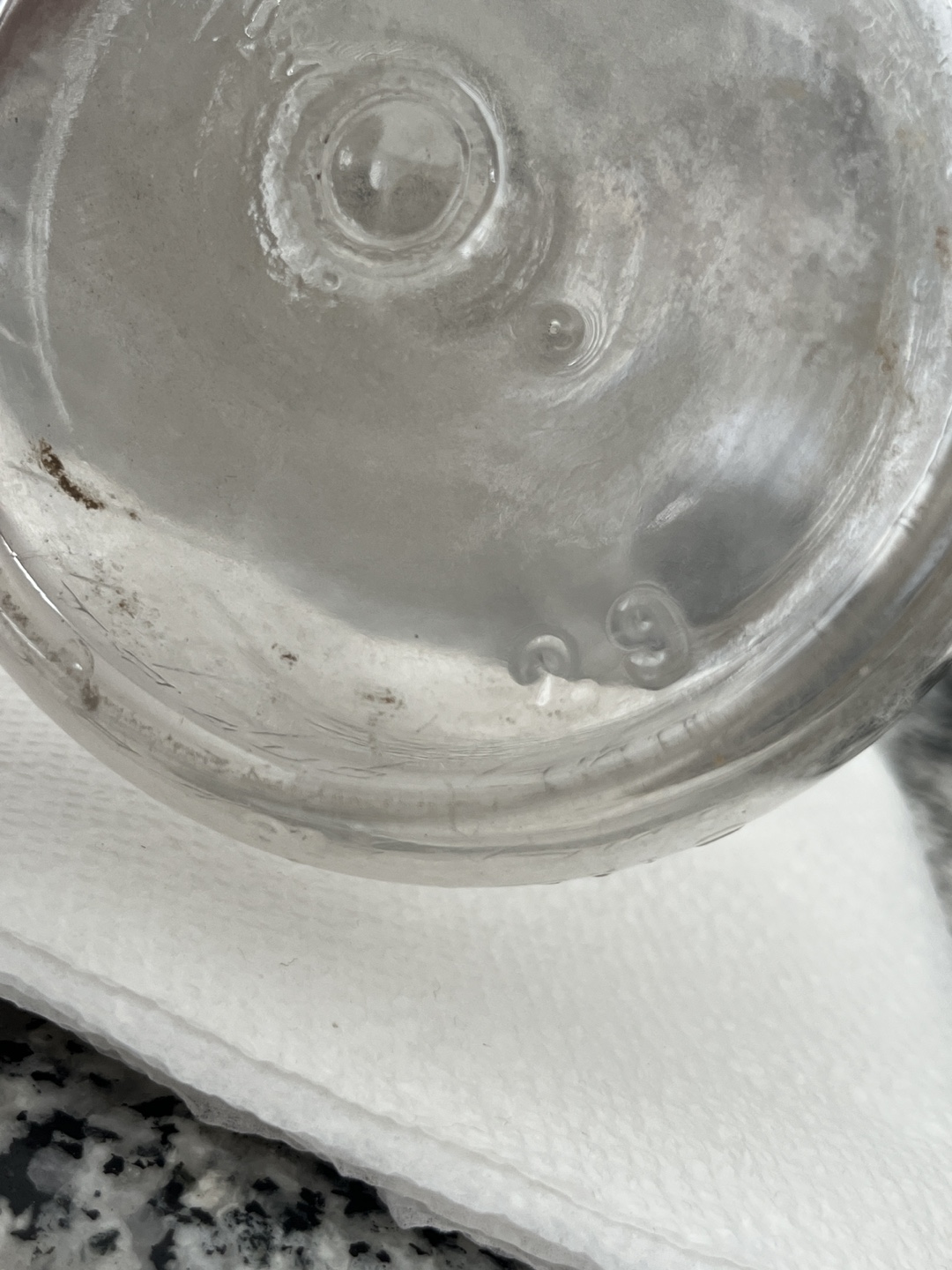 Vintage Borden's Quart Glass Milk Bottle - photo 4