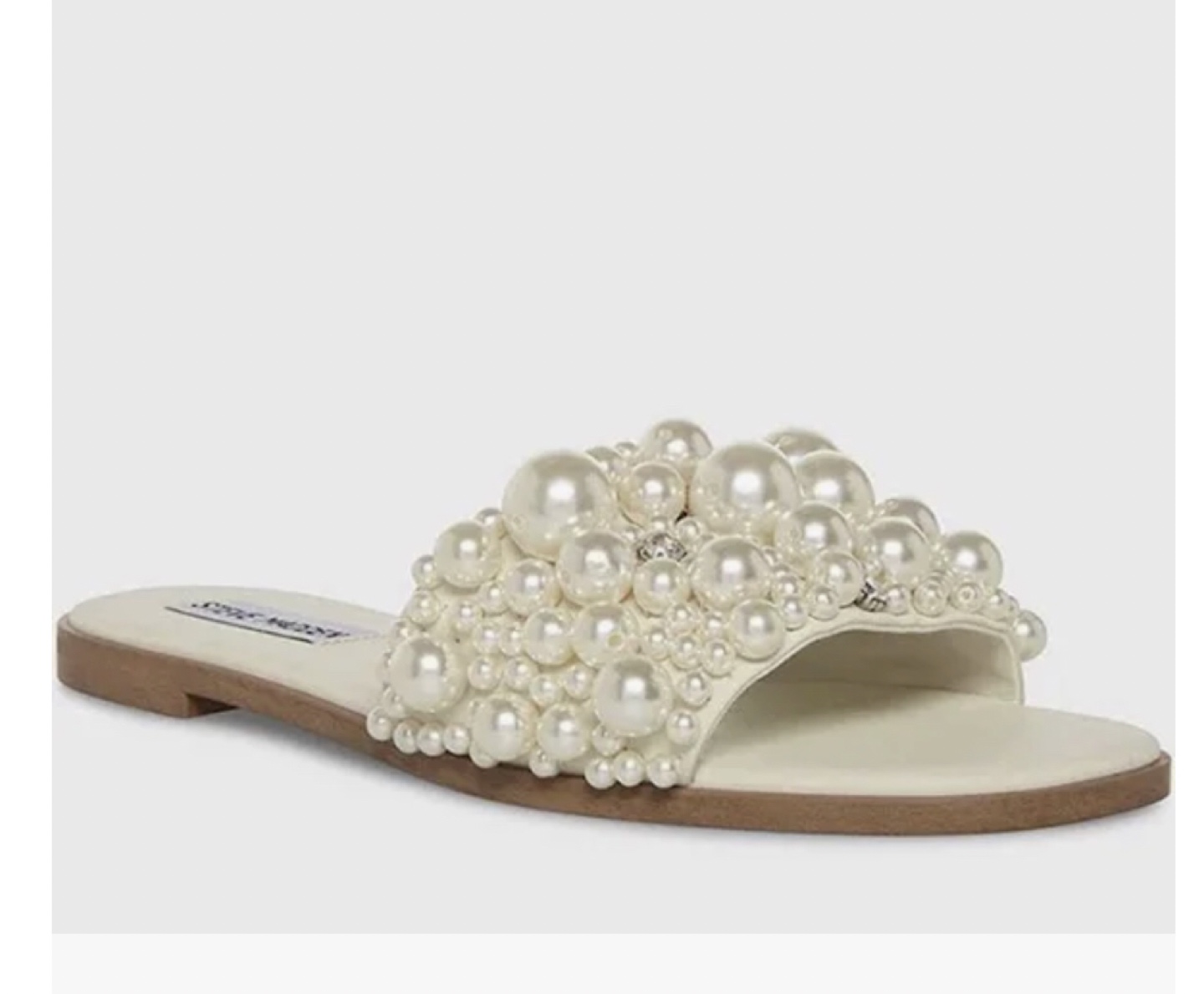 Beautiful Slipper Steve Madden Pearl Embellished Sandals