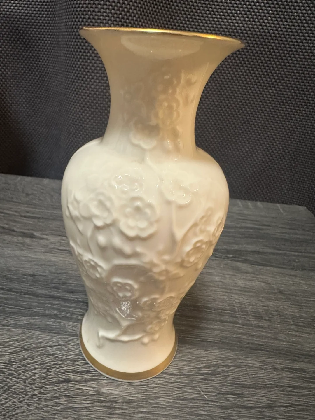 Lenox Vase, Ivory with Gold Trim thumbnail