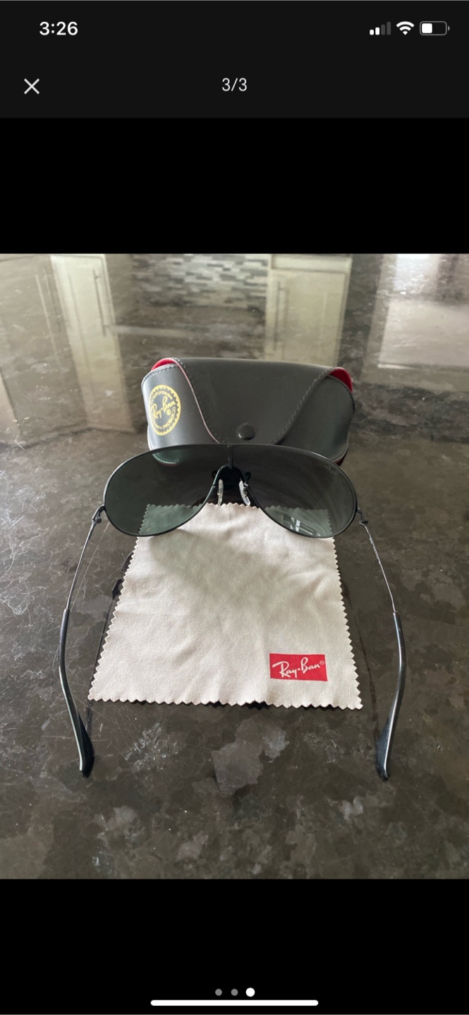 Ray-Ban Aviator Sunglasses with Case - photo 3