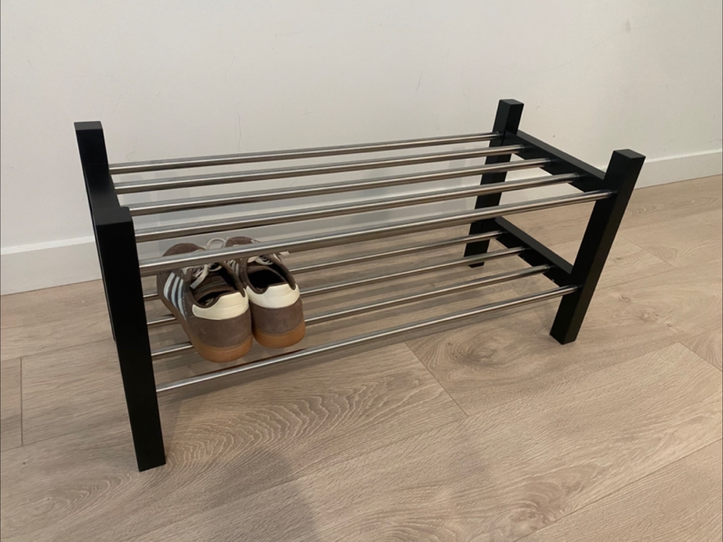Black Metal Shoe Rack