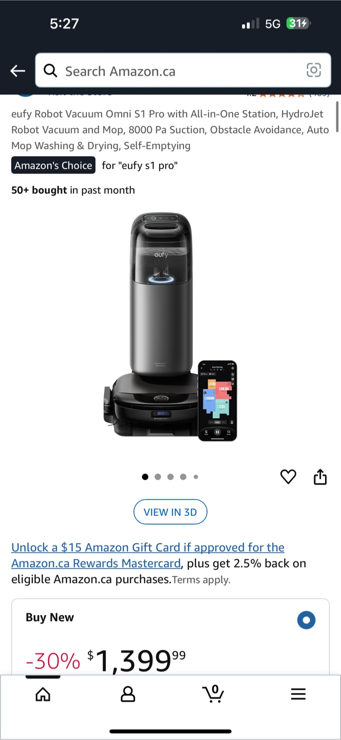 eufy S1 Pro Robot Vacuum & Mop