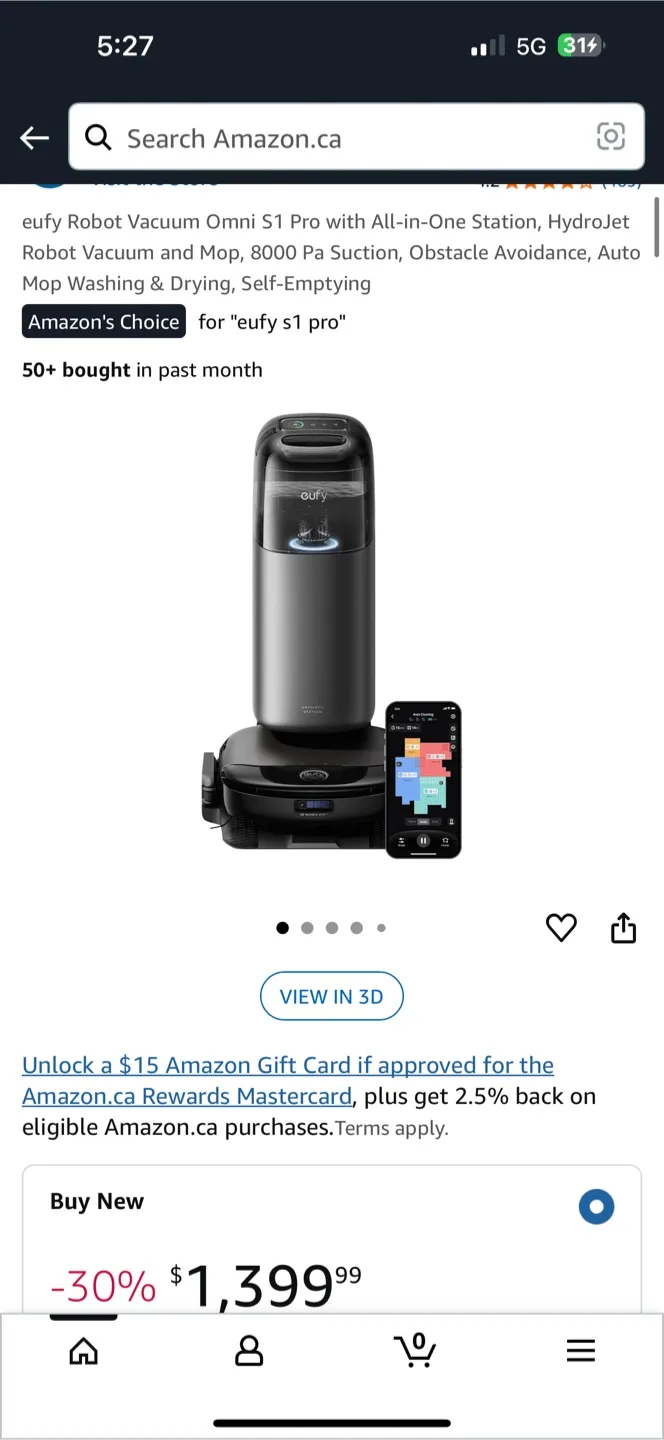 eufy S1 Pro Robot Vacuum & Mop thumbnail