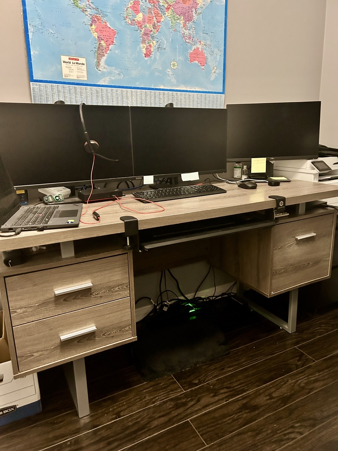 Monarch Specialties 7082 60" Computer Desk - Taupe - photo 5