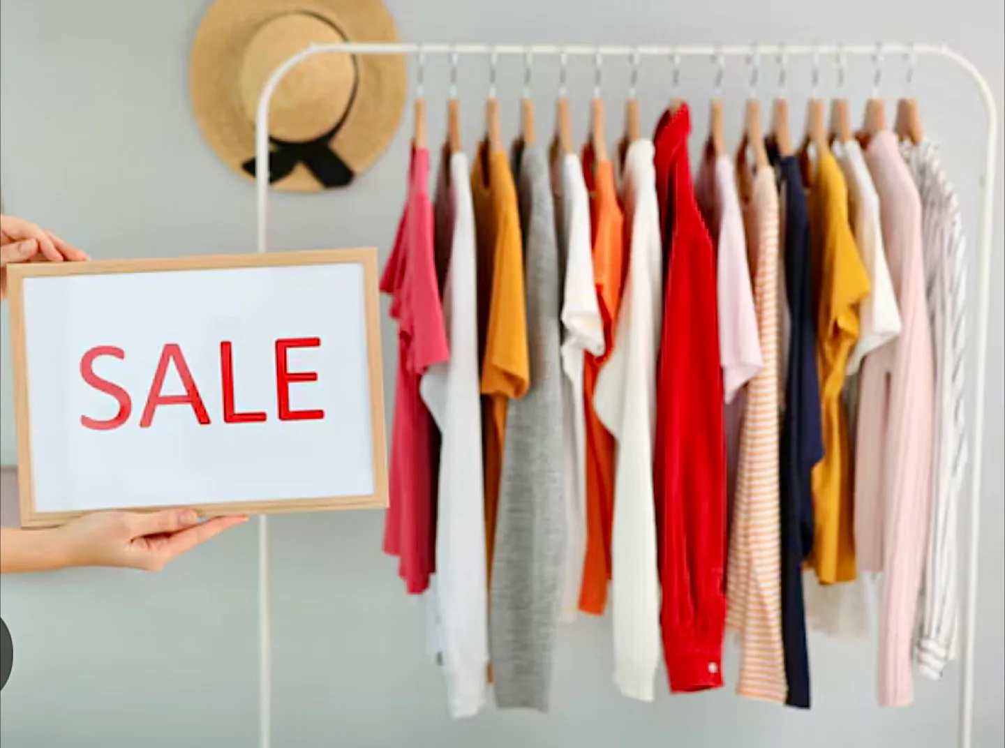 $5 clothing rack! thumbnail