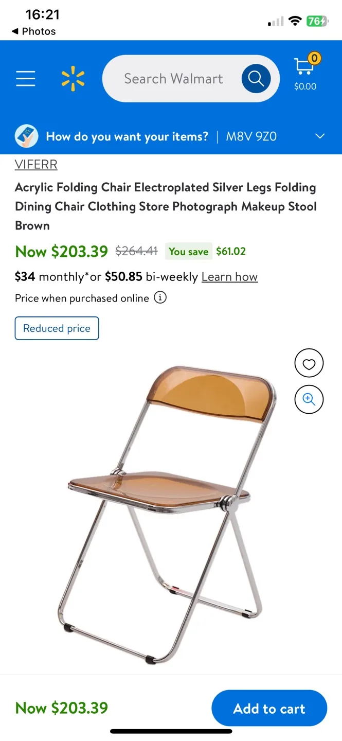 Vintage Acrylic Amber Chair image indicator(10)