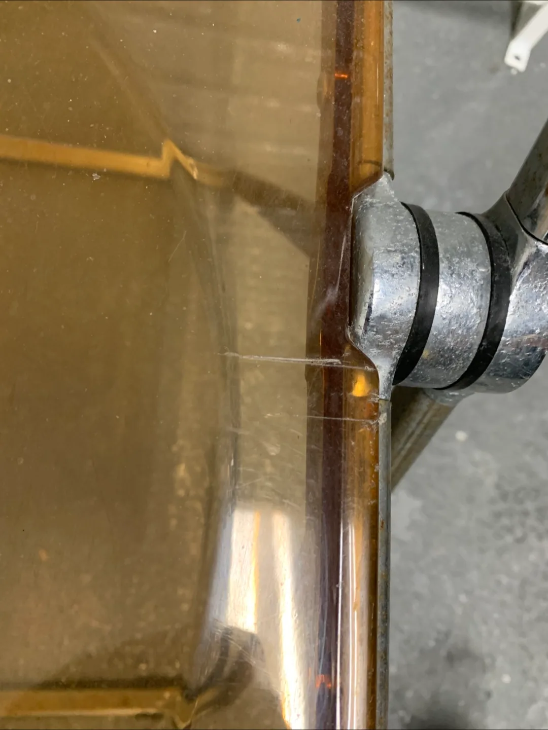 Vintage Acrylic Amber Chair image indicator(4)