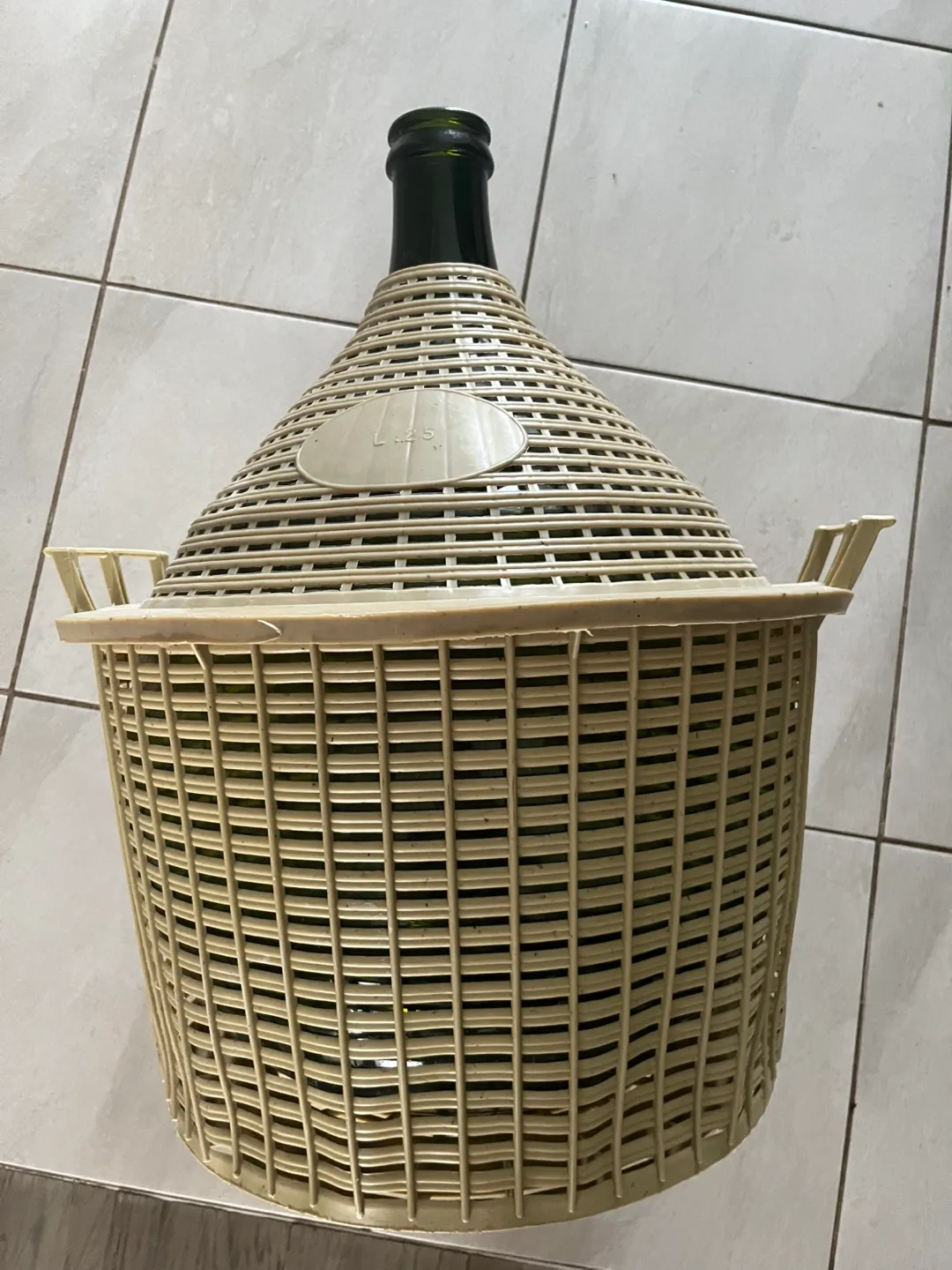 Big Bottle with Basket thumbnail