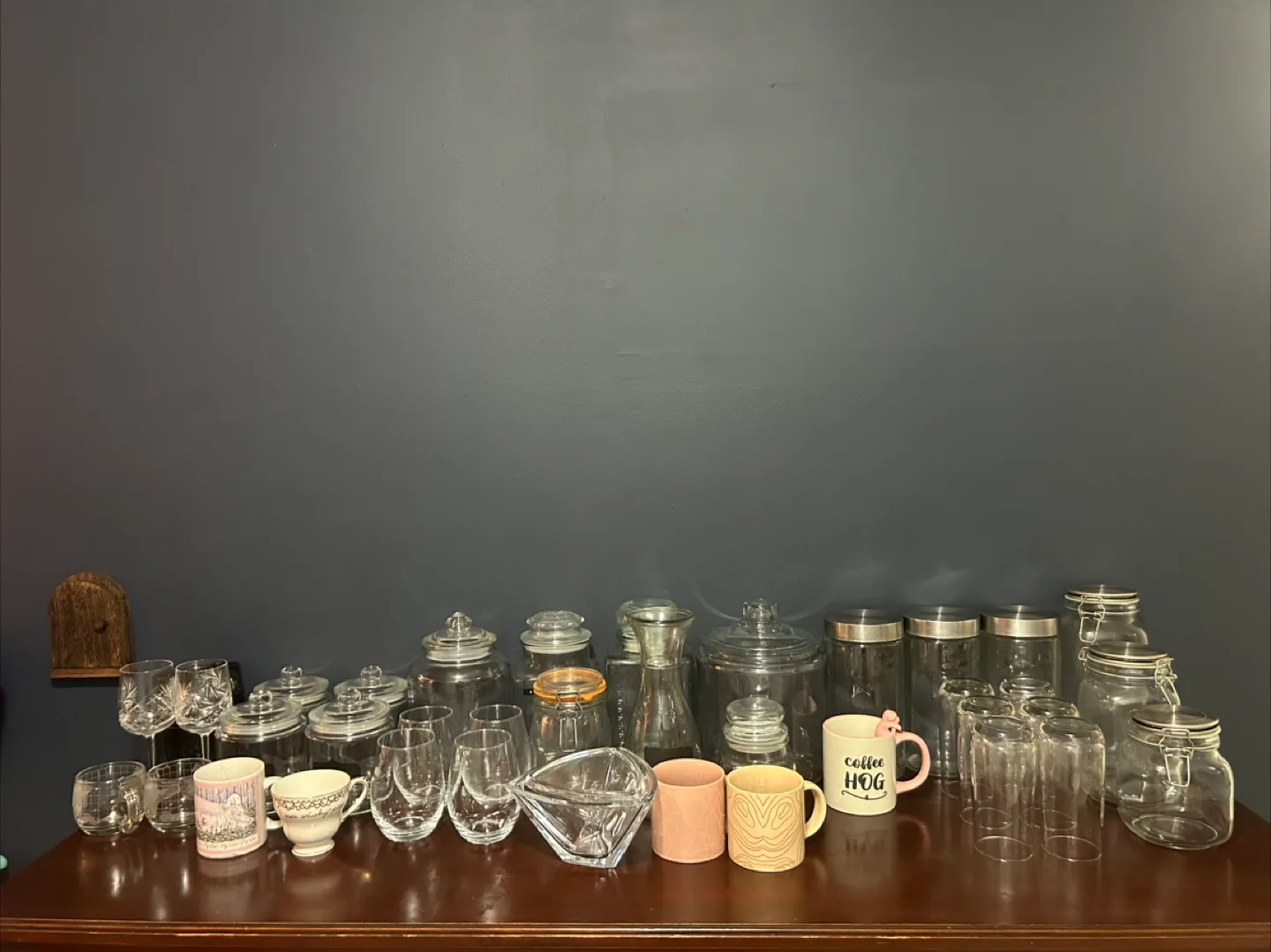 MOVING SALE - Assorted Glassware & Jars thumbnail
