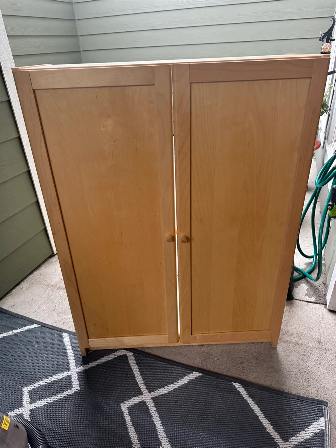 Wooden Cabinet with Doors thumbnail
