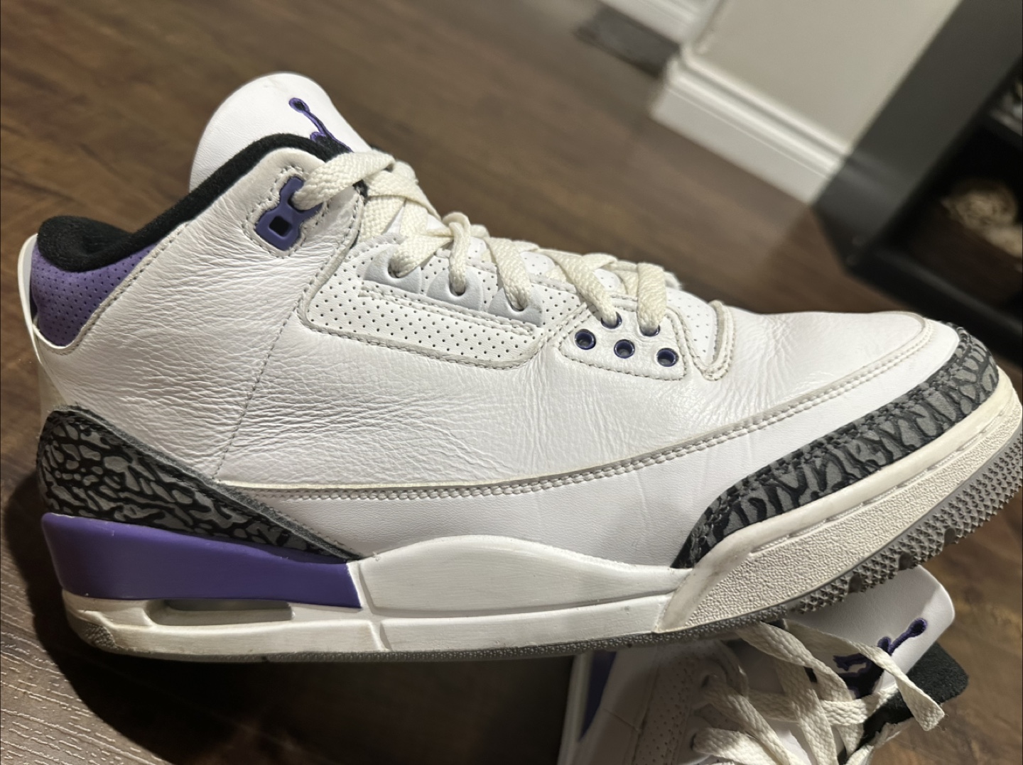 Jordan 3 Retro Court Purple - photo 4