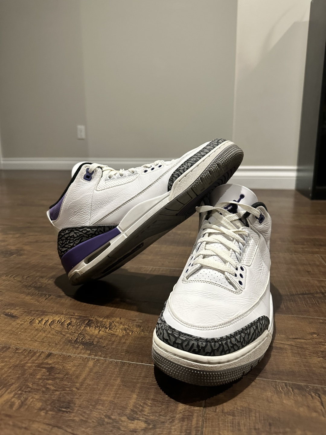 Jordan 3 Retro Court Purple - photo 2