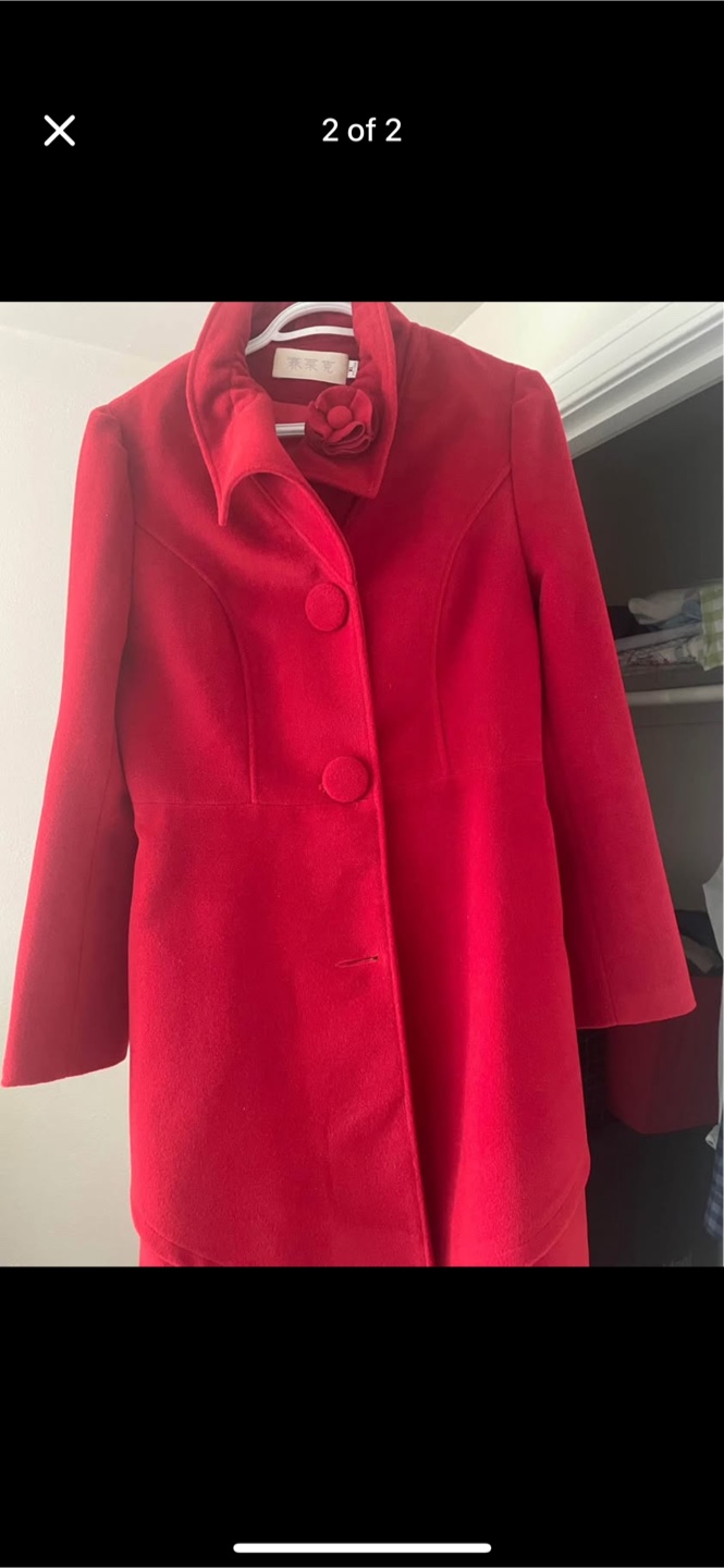 Red Wool Coat