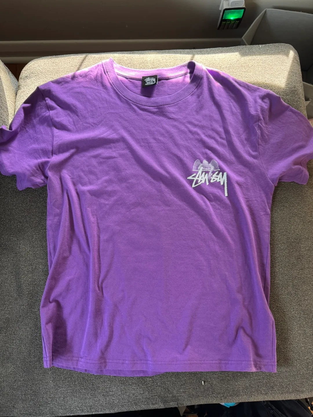 Stussy Purple T-Shirt Size S thumbnail