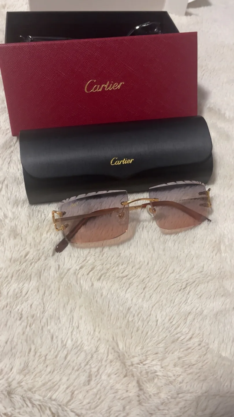 Cartier Rimless Sunglasses with Case thumbnail