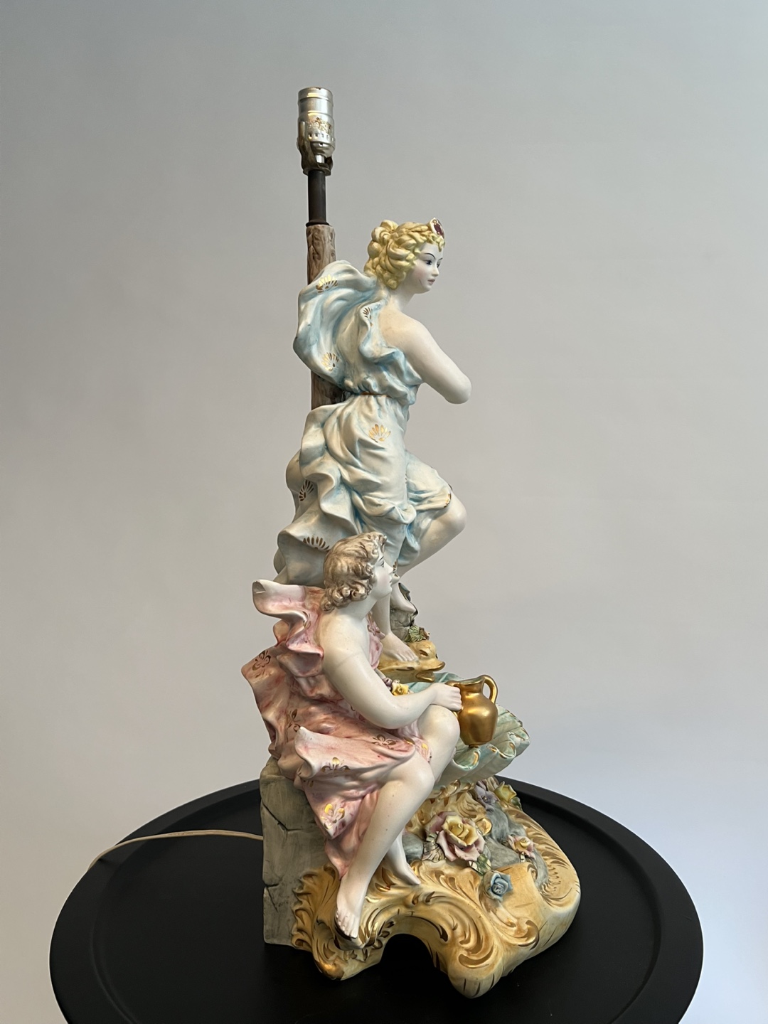 Capo di monti  antic lamp - photo 2