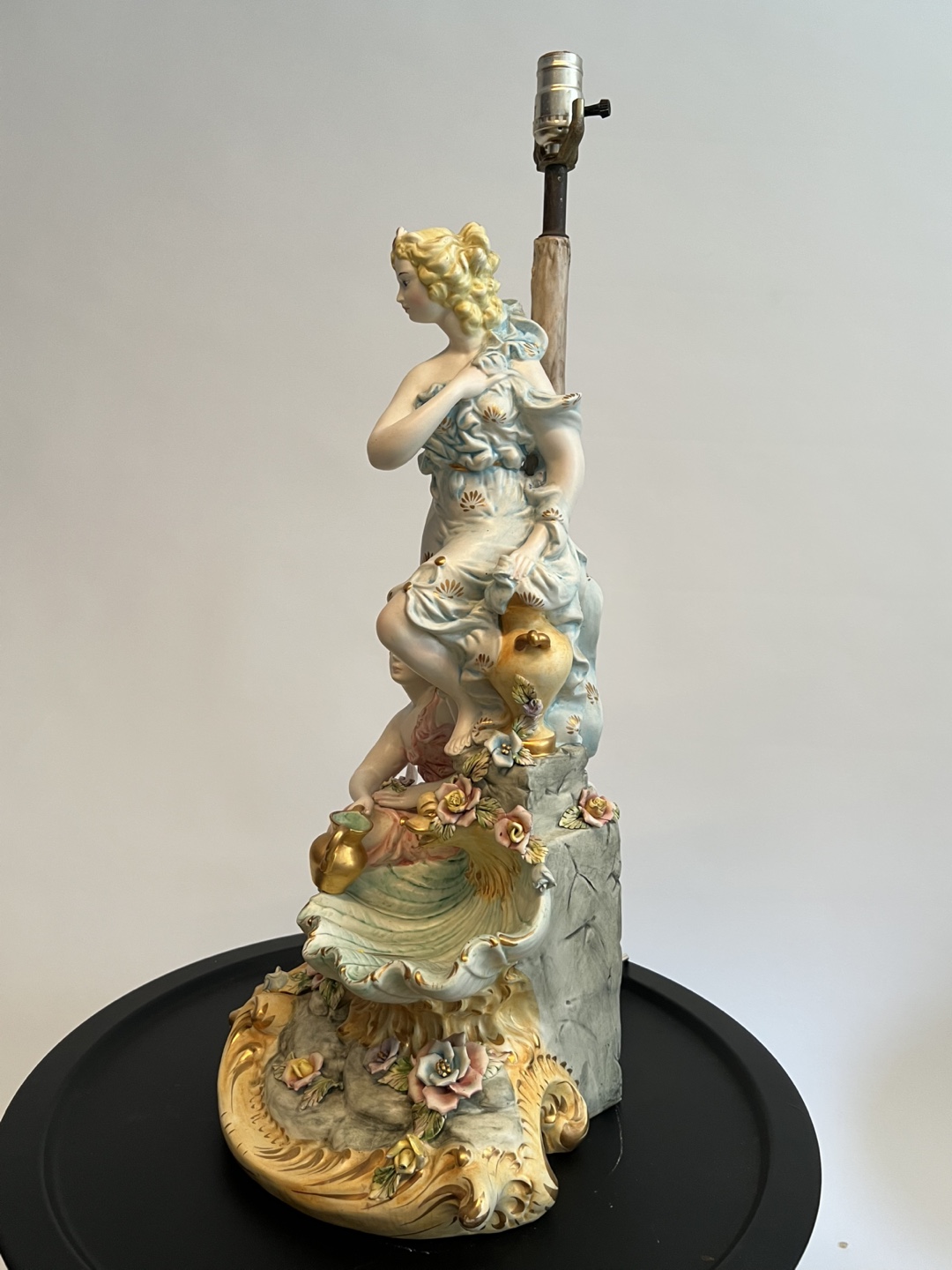 Capo di monti  antic lamp - photo 3