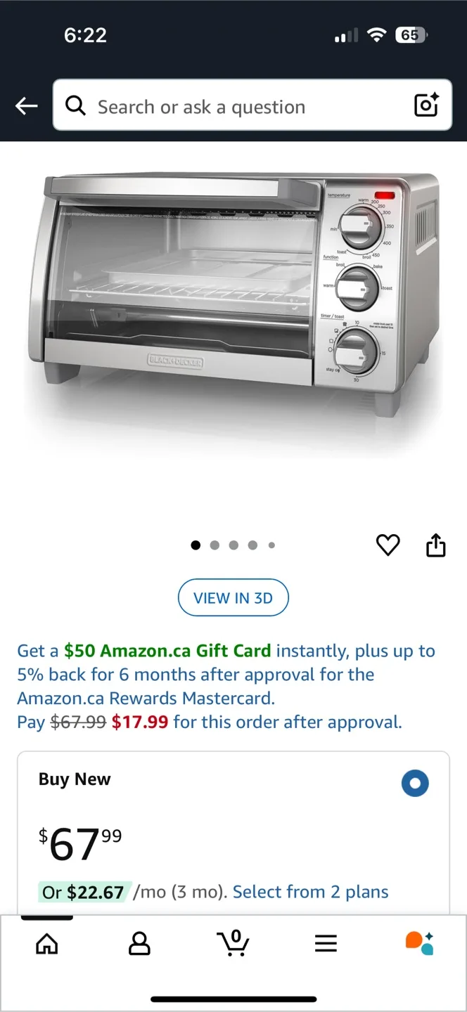 Black+Decker Convection Toast-R-Oven image indicator(5)