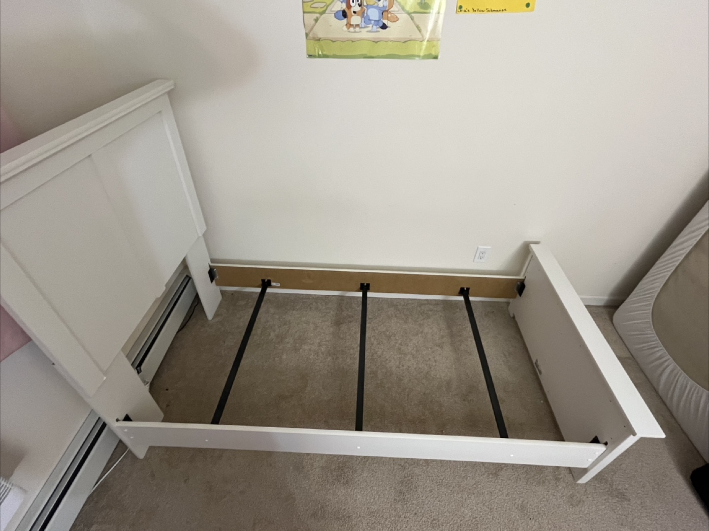 Ashley Furniture Fortman Twin Panel Bed - White - photo 4