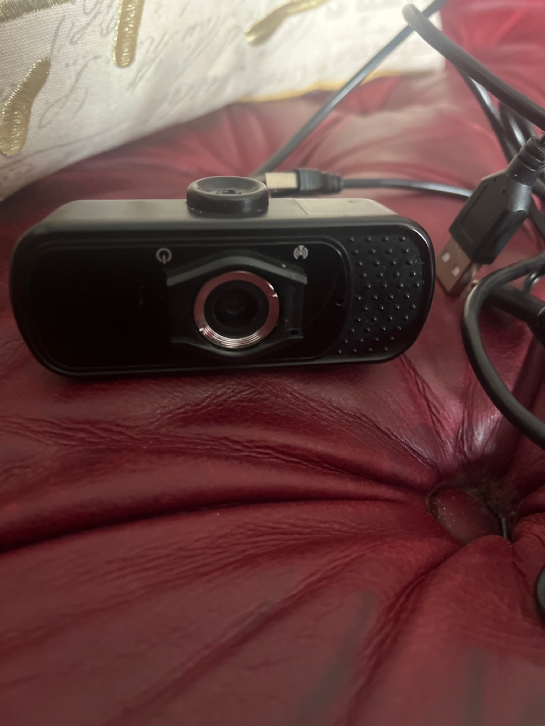 Black web cam dash cam