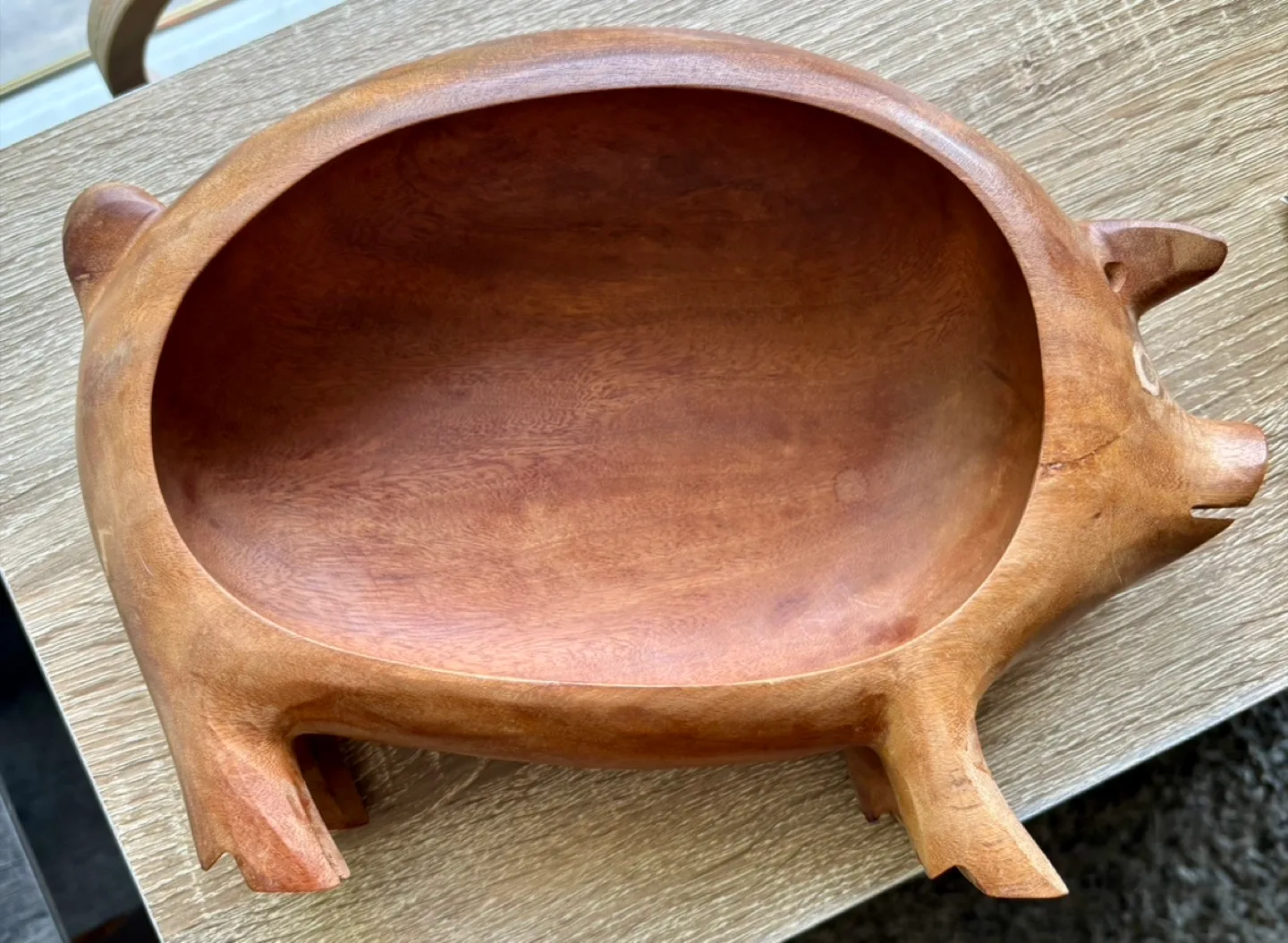 Wooden Pig Bowl thumbnail