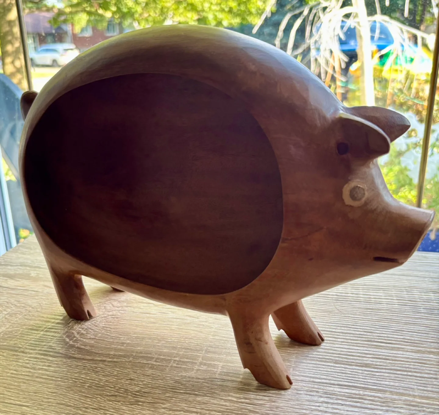 Wooden Pig Bowl image indicator(4)